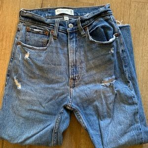 Abercrombie & Fitch ankle straight jeans